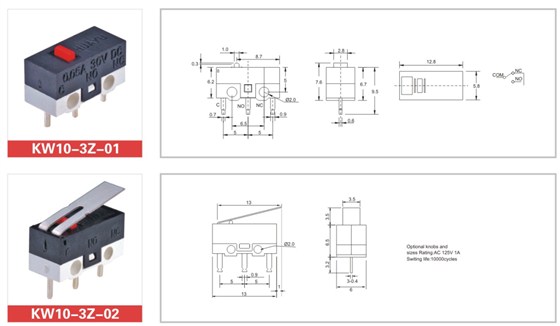 鼠標(biāo)微動開關(guān)