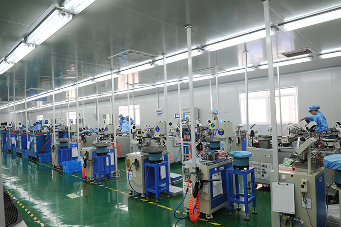 港源電子自動化生產(chǎn)車間
