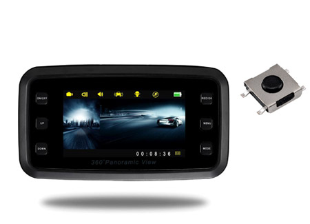 行車記錄儀按鍵開關(guān)KAN4544C應(yīng)用案例