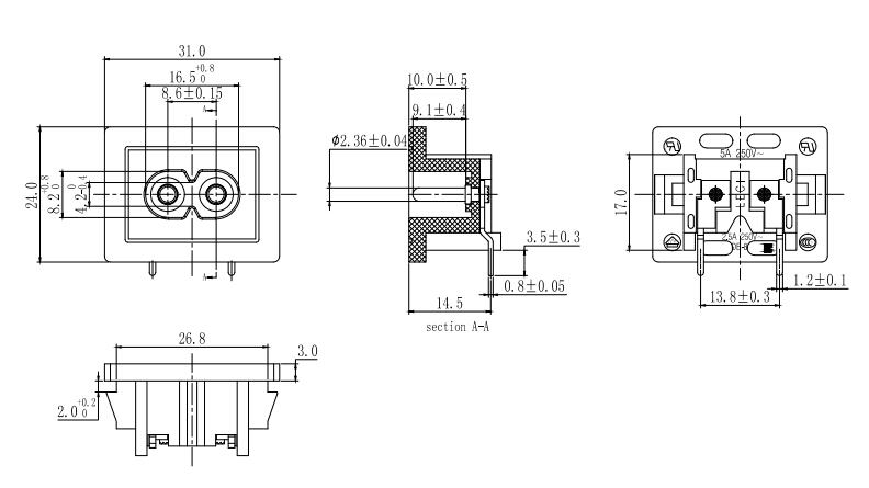 DB-8-8P22尺寸圖