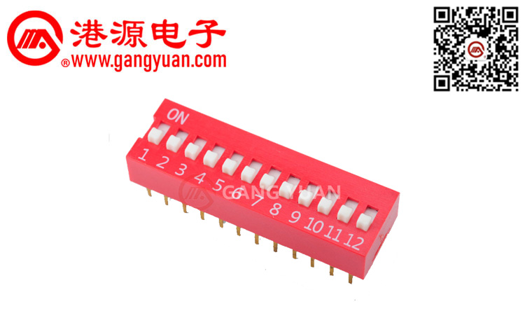 DS立式(1-12位)撥碼開關(guān)
